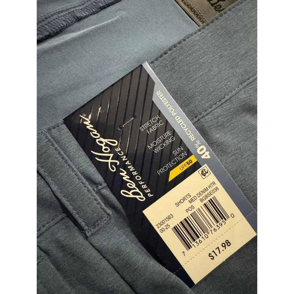 Ben Hogan Performance Shorts — Men’s Size 42, Gray, NWT